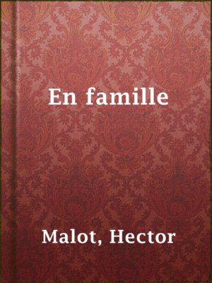 cover image of En famille